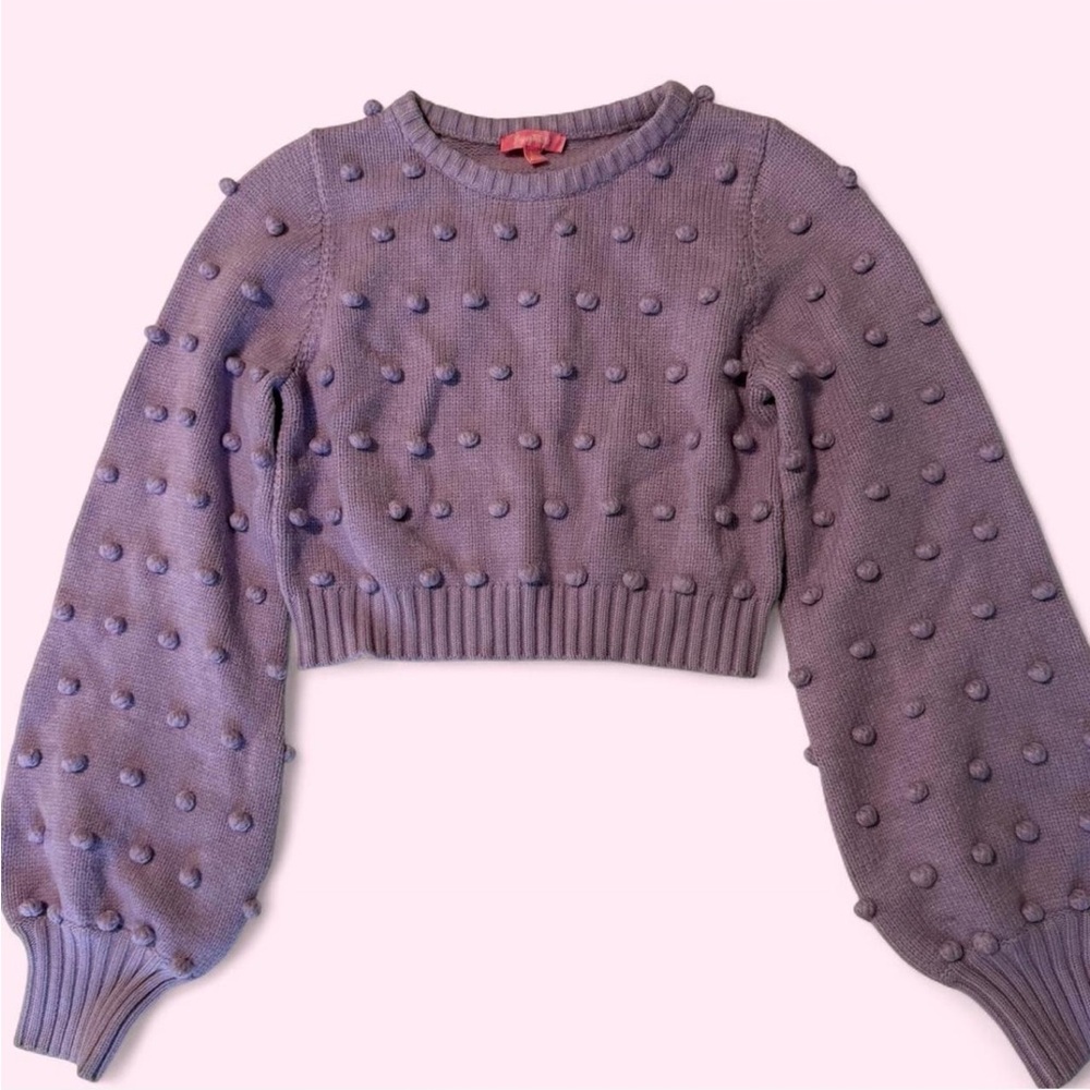 Sugar Thrillz Lavender Knit Sweater